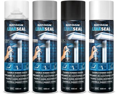 Rust-Oleum LeakSeal Lekstop - Spuitbus - Transparant - 500ml - Waterdicht - Flexibele Afdichting