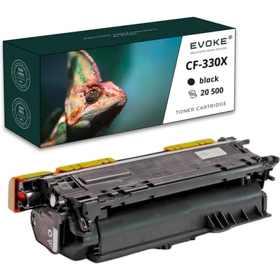 Evoke Compatibele Toner voor Hp Cf-330X Cf330X 30X Zwart 20500 Pagina's Laserjet Enterprise M651 M651Dn M651N M651Xh