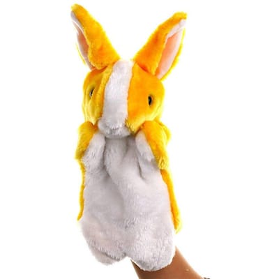 Schattige Pluche Konijn Konijntje Handpop Zacht Cartoon Knuffeldier 8 Kleuren Kinderen