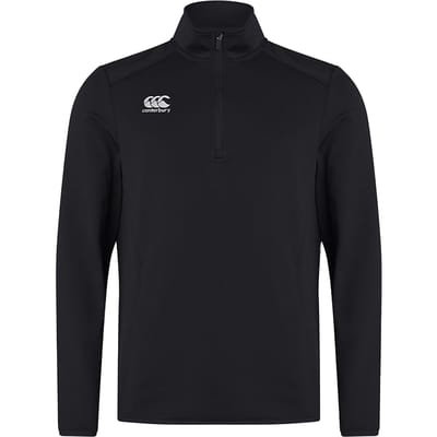 Canterbury Heren Trainings Top met Kwart Ritssluiting (Zwart)