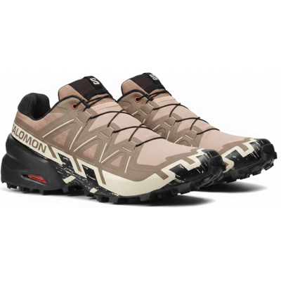 Salomon Speedcross 6 - Heren Trail-Running Schoenen Hardloopschoenen Beige 478110 , Maat: EU 41 1/3 UK 7.5
