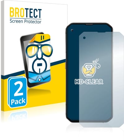 BROTECT - Screenprotector voor Blackview BL6000 Pro 5G - Folie Beschermfolie transparant 2 Stuks