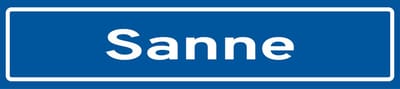 Fotofabriek Straatnaambord Sanne | Straatnaambord met naam | Cadeau Sanne