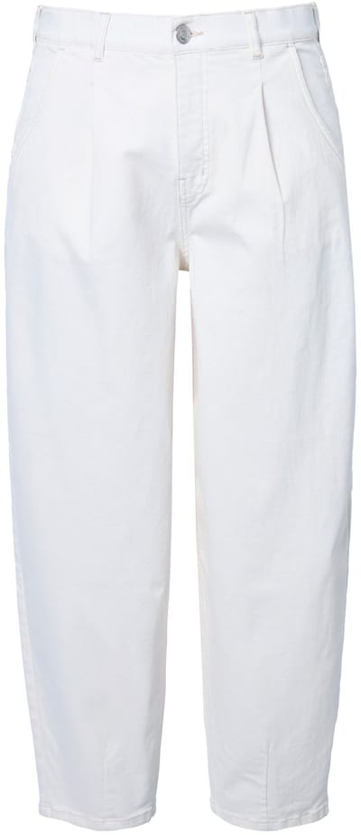 Studio Untold - Dames - Ballonjeans 5-pocket stretchy denim - Roomwit - Maat 42