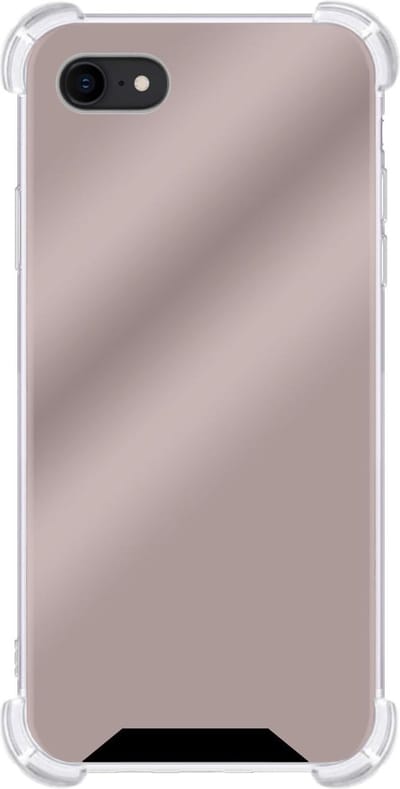 Hoes - Geschikt voor Apple iPhone 7 - Sterk & Shockproof - Siliconen Case - Back Cover - Telefoon Hoesje Shock Proof - Rosé goud