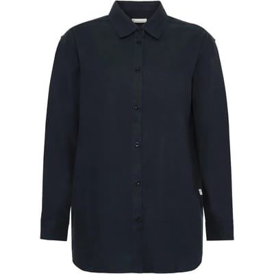 Flanellen blouse met lange mouwen dames KnowledgeCotton Apparel Organic GOTS