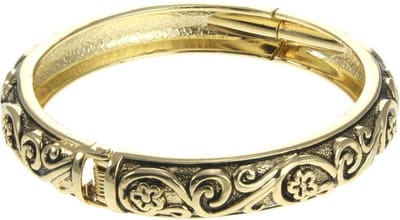 Behave - Armband - Goudkleurige bangle - Vintage stijl - Feestlook