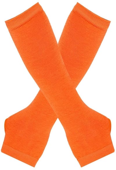 Dailygoods- Vingerloze Handschoenen Lange - Armwarmers - Polswarmers - Winter - Dames - Zacht Materiaal - 31 cm Lang