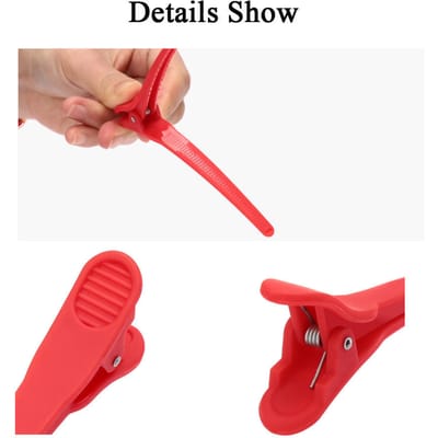 12 stuks Professionele Basis Haarklemmen Kapsel Knipklemmen Plastic Salon Styling Haarklemmen zwart