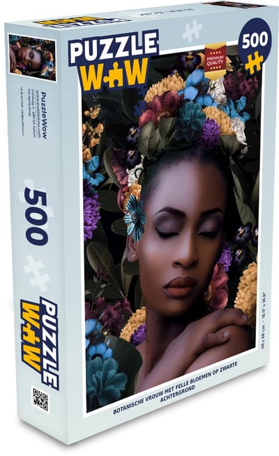 Puzzel Bloemen - Bladeren - Vrouwen - Legpuzzel - Puzzel 500 stukjes