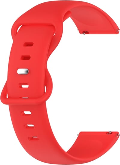Siliconen bandje - geschikt voor Huawei Watch GT 2 42 mm / GT 3 42 mm Active / Elegant / GT 3 Pro 43 mm en Polar Ignite 2 / 3 / Pacer / Unite - rood