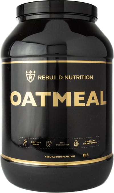 Rebuild Nutrition - Havermeel - Oatmeal - 2000 gr - Gezonde Havermeel voor Voeding en Energie
