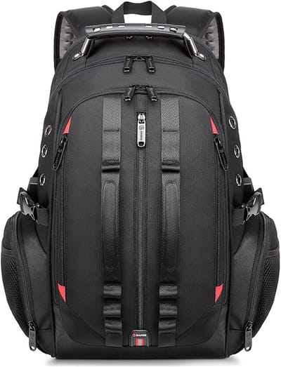 Grote Reismap met USB-Laadpoort voor 15,6 inch Laptop - Robuuste en Waterafstotende Rugzak
