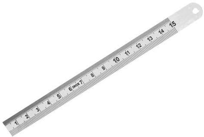 Metrieke Stalen Liniaal 150mm met Nauwkeurige Metingen