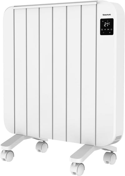 Elektrische Paneelradiator 1500W met 6 Elementen voor Wand- en Vloermontage