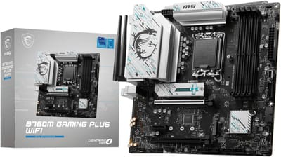 MSI B760M GAMING PLUS WIFI | Socket LGA 1700 | Intel B760 | 4xDDR5 | Micro-ATX | Moederbord