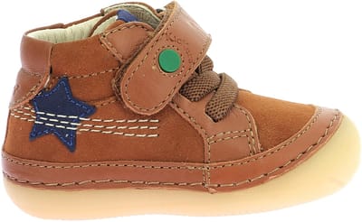 Sokistic hoge leren sneakers voor kinderen