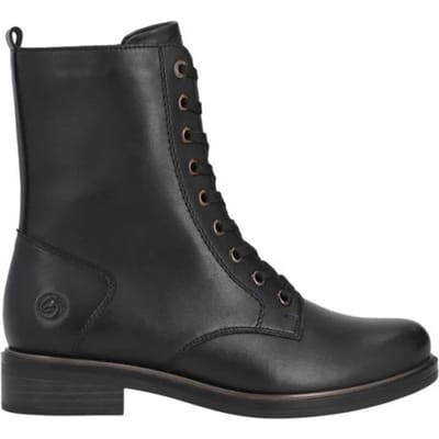Remonte Dames Veterboot - D8388-01 Zwart - Maat 37