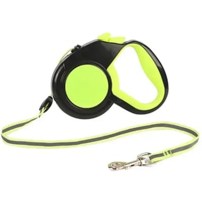 Intrekbaar Hondentuig Automatisch Uittrekbaar Nylon Puppy Huisdier Hondentuigen Lijn Hondenwandelen Hardloopriem Trektouw 3M 5M 8M (Green,3M) groen