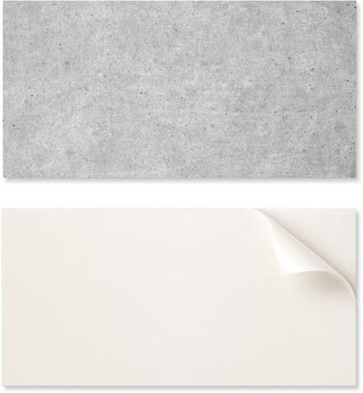 Zelfklevend vinylpaneel met print, 100x50 cm, ruwe betontextuur