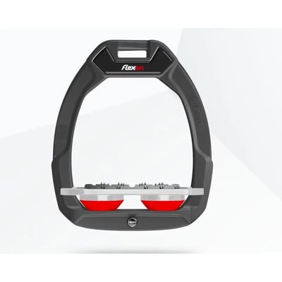 Veiligheidsstijgbeugels Plat Ultra Grip Antraciet/Grijs/Rood Flex-On Safe-On