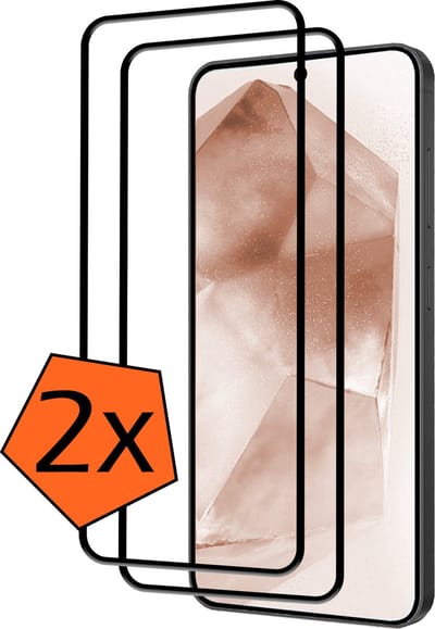 Screenprotector - 2 Stuks - Geschikt voor Samsung Galaxy A55 - Full Cover - Gehard Glas - Beschermglas - Tempered Glass - Screen Protector