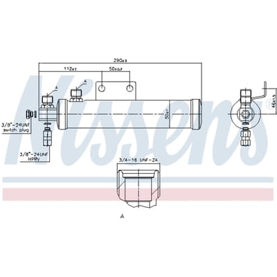 Droger, airconditioningsysteem NISSENS 95511