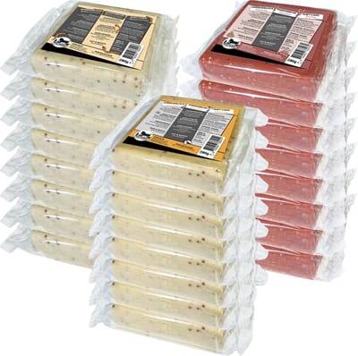Aniculis - Energieblokken met insecten, meelwormen en bessen voor wilde vogels - MIXPack XL (24 x 280g) - Premium voer voor tuinvogels - Geschikt om het hele jaar door te voeren