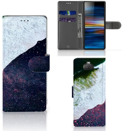 Sony Xperia 10 Book Case Sea in Space