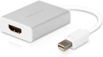 Macally MD-HDMI-4K Mini DisplayPort-naar-HDMI-adapter met Ultra HD (4K) ondersteuning - Aluminium