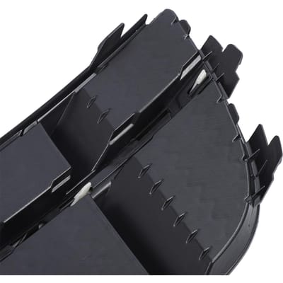 Grille de phare antibrouillard de pare-chocs avant Noir brillant Grille d'aération pour phare antibrouillard de pare-chocs latéral pour A3 8v Berline Sportback Cabriolet black