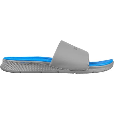 Skechers Heren Platte Sandalen (Houtskool/Blauw)