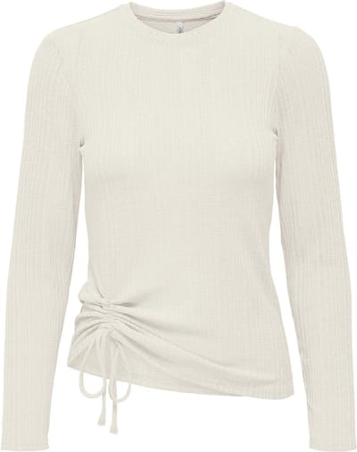 ONLY ONLKISSER L/S RUCHING TOP CC JRS Dames Top - Maat XS