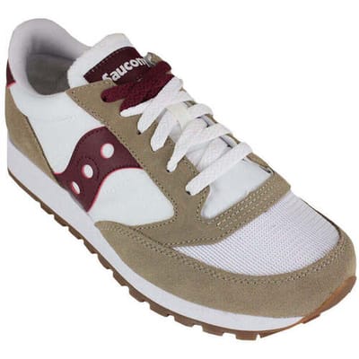 Lage Sneakers Saucony Jazz Original Vintage S70368-117 Tan/White/Wine