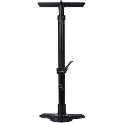 BBB Cycling AirBoost 2.0 Fietspomp met Drukmeter - 11 BAR 160 PSI - Ventielen: Dunlop, Presta & Schräder - Hoge Druk Vloerpomp Racefiets en MTB - Zwart - BFP-28