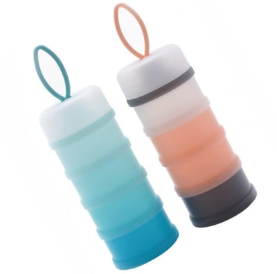 longziming -Stapelbare Opbergdoos - Voedingscontainer - Portiebox - Luchtdichte Vakken - Lekvrij Ontwerp - BPA-vrije PP Kunststof - Compact en Lichtgewicht - Ideaal voor Reizen en Sport - 2 Stuks