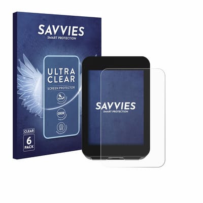Savvies - Screenprotector voor Bikevee BKV310A 2.4" - Folie Beschermfolie transparant 6 Stuks