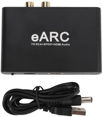 Audio Extractor - Geluid Converter - Home Cinema - Ondersteunt Hoge Resolutie - 17x11x3 cm