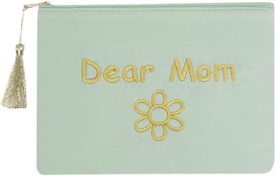 Yehwang - Make-up tasje - Dear Mom - Mintgroen