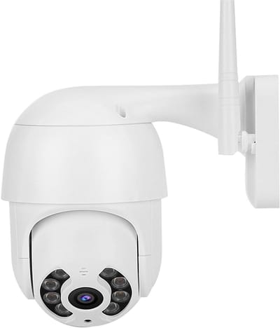 Waterdichte Babyfoon Camera - Beveiligingscamera Buiten - Huisbewaking Binnen - Dome Vorm - 1 Stuk - Wit