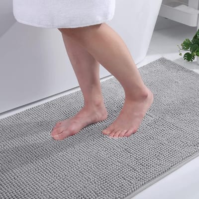Badmat Anti Slip - Douchemat - Bathroom Mats - Lichtgrijs