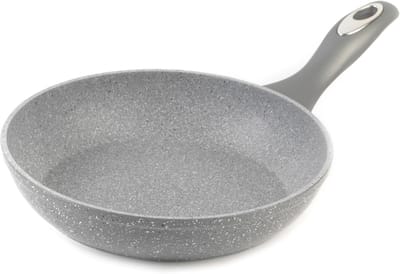 Marmeren Koekenpan 20 cm - Geanodiseerd Aluminium met Bakelieten Handvat