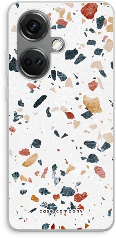 Case Company® - Hoesje geschikt voor OnePlus Nord CE 3 hoesje - Terrazzo N°4 - Soft Cover Telefoonhoesje - Bescherming aan alle Kanten en Schermrand