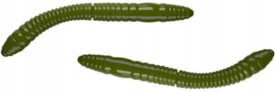 Pond Kunstaas Fatty DWorm Tourna 5,5cm 031 Olijf - Visgerei Kunstaas