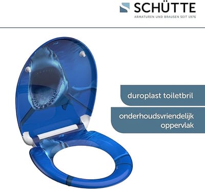 closing mechanism I High quality - toiletdeksel met snelsluiting voor eenvoudige reiniging, Duroplast wc-deksel