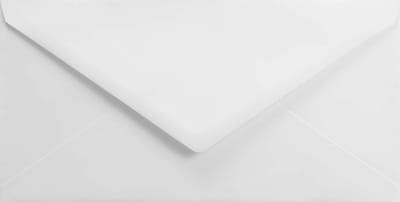 Witte Enveloppen - Lange Enveloppen - Kaarten Versturen - Zelfsluitend - 110x220mm - Wit