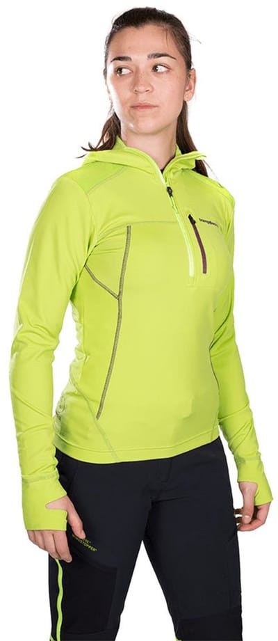Trangoworld Iremel T-shirt Met Lange Mouwen Groen M Vrouw