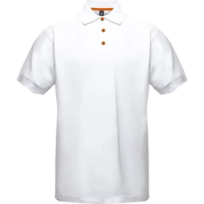 Polo met contrasterende knopen Pen Duick