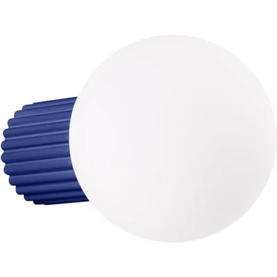 Sollux Lighting Wandlamp Halo - G9 - ultramarijn - aluminium/glas - 12x17x12cm
