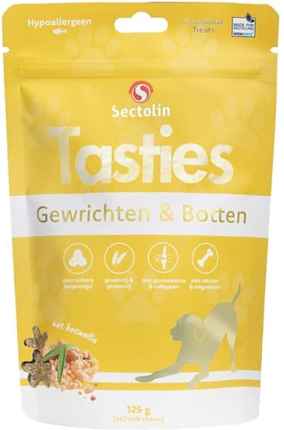 Sectolin Tasties Gewrichten & Botten Hond - 125 g